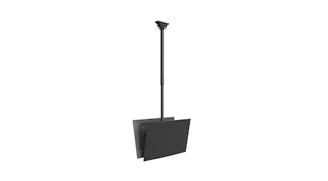Neomounts CL35-340BL22 Doppel Monitor-/TV-Deckenhalterung 23-43" - H 106-156 cm