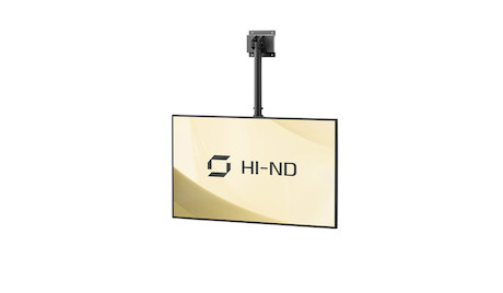 HI-ND Deckenhalterung mit Neigung für 32" bis 65" Displays, schwarz