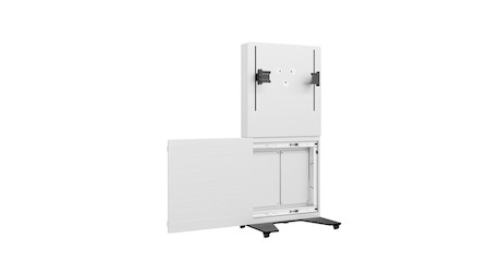Hagor CON-Line Big M Lift 75-86″ Medienstele, mobil, elektrisch höhenverstellbar