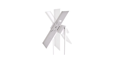 B-TECH Floor Stand with Tilt for Samsung 32" E-Paper VESA 200 White