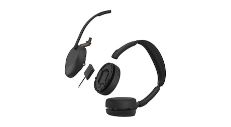 Jabra Evolve3 65 - schnurloses Dual USB-A Headset mit ANC | zertifiziert für UC-Plattformen | mit La