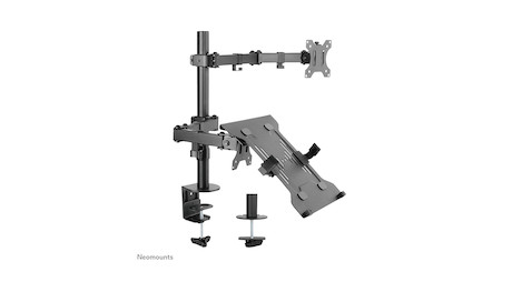 Neomounts FPMA-D550NOTEBOOK Monitorarm mit Laptop-Halterung 10-32" - Klemme/Durchführung - 8 kg - 25