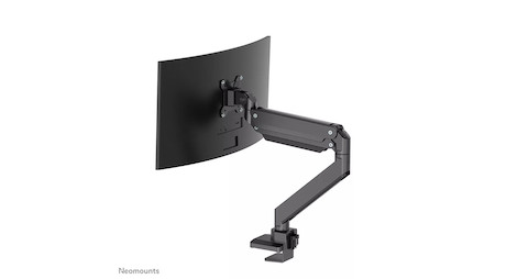 Neomounts NM-D775BLACKPLUS Monitorarm 10-49" - Gasfeder - Topfix - 180°-Stopp - Klemme/Durchführung