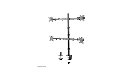 Neomounts FPMA-D550D4BLACK Monitorarm 13-32" - Klemme/Durchführung - 6 kg - 33 cm (13") - 81,3 cm (3
