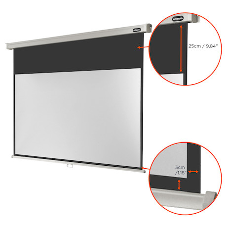 celexon Rolloleinwand Professional 180 x 102 cm - 16:9 - Gain 1,2 - 81"