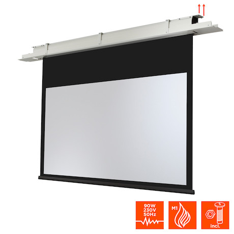 celexon Deckeneinbau Leinwand Motor Expert - 180 x 101 cm - 16:9 - Gain 1,2