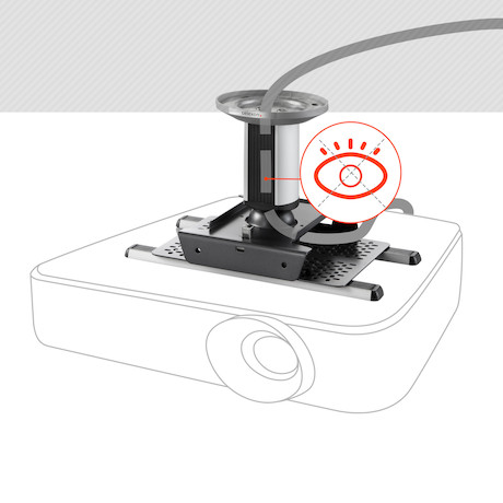 celexon Deckenhalterung universal MultiCel Expert 1500 - Deckebabstand 15 cm