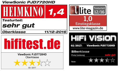 ViewSonic PJD7720HD Heimkino Beamer mit 3200 ANSI-Lumen und Full-HD