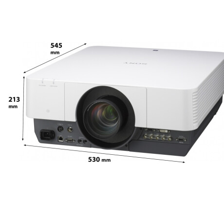 Sony VPL-FX500L (ohne Objektiv) Beamer, 7000 ANSI-Lumen, XGA