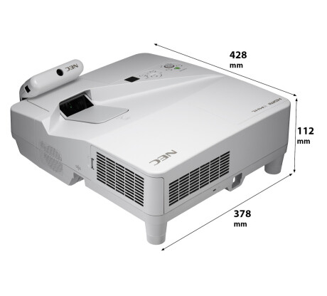 NEC UM280Xi + Wandhalterung Kurzdistanzbeamer, 2800 ANSI-Lumen, XGA