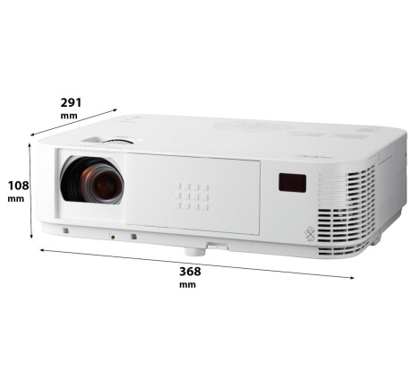 NEC M323W Business Beamer mit 3200 ANSI-Lumen und WXGA Auflösung