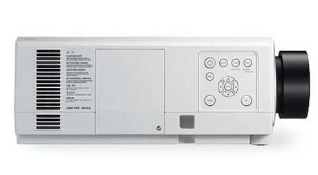 NEC PA803U (ohne Objektiv) Installationsbeamer mit 8000 ANSI-Lumen und WUXGA Auflösung