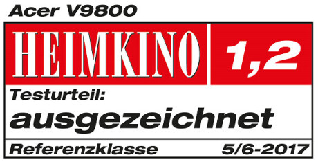 Acer V9800 4K Beamer mit 2200 ANSI-Lumen und 3840x2160 Auflösung