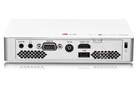 LG PB60G Mini Beamer mit 500 ANSI-Lumen und WXGA Auflösung