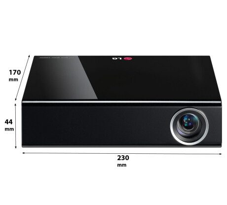 LG PA1000 Mini Beamer mit 1000 ANSI-Lumen und WXGA Auflösung