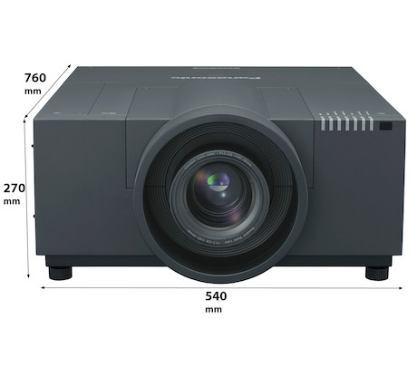 Panasonic PT-EX12KE (ohne Objektiv) Beamer, 13000 ANSI-Lumen, XGA