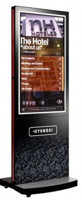 Hyundai D465SLI Stand-Alone Indoor Touch Stele