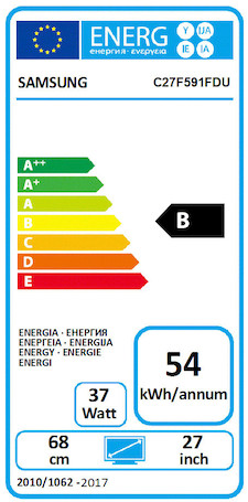 Samsung C27F591FDU 27" LCD Monitor mit Full-HD und 4ms Reaktionszeit