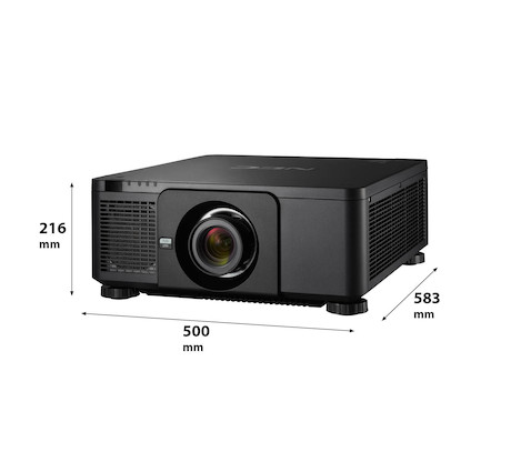 NEC PX1004UL-BK (mit Objektiv NP18ZL) Beamer mit 10000 ANSI-Lumen und WUXGA Auflösung