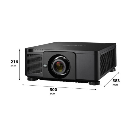 NEC PX1004UL-BK (mit Objektiv NP18ZL) Beamer mit 10000 ANSI-Lumen und WUXGA Auflösung