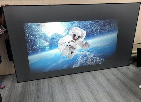 DELUXX Cinema Rahmenleinwand SlimFrame 332 x 186cm, 150" - BRIGHTVISION