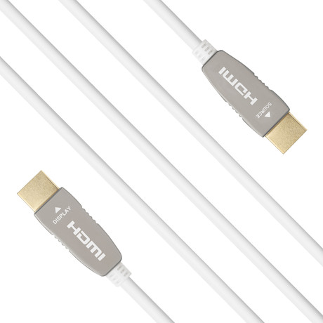 celexon UHD Optical Fibre HDMI 2.0b Active Kabel 10m, weiß