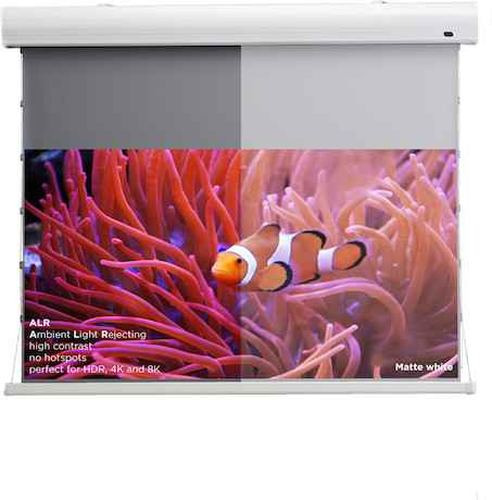 celexon HomeCinema Motorleinwand Tension 177 x 99 cm, 80" - Dynamic Slate ALR