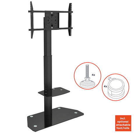 celexon Professional höhenverstellbarer Display Rollwagen Adjust-3270MP Portrait