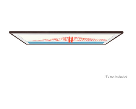 Samsung 85" Frame Rahmen Brown
