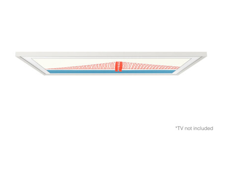 Samsung 65" Frame Rahmen Abgeschrägt Weiß