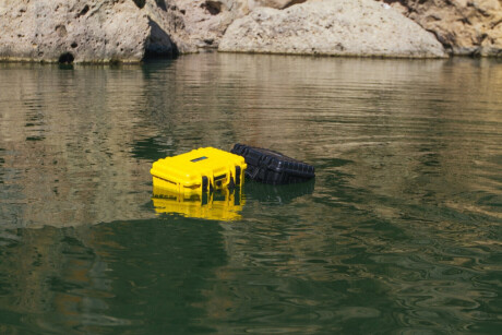 B&W Hartschalenkoffer Typ 2000 mit Würfelschaum, gelb