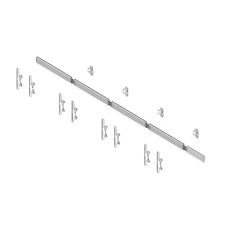 Hagor comPROnents® Menuboard Wandhalterung für 4 Displays 46-65" Landscape |max.VESA 600x400