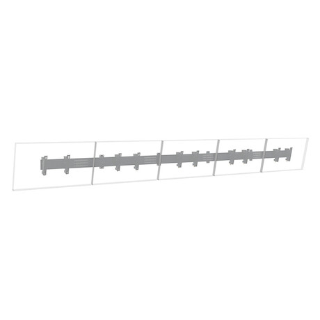 Hagor comPROnents® Menuboard Wandhalterung für 5 Displays 32-43" Landscape| max. VESA 200x200