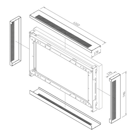 Hagor Cover-Set für WH LG 55XE4F