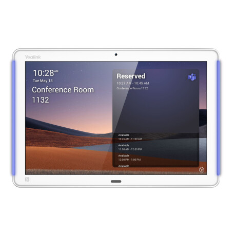 Yealink RoomPanel Plus 10,1" - voll RGB multifunktionales multipoint Raumbuchungsdisplay, Background