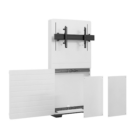 Hagor CON-Line® Big FS Lift 75 - 98" freistehende Medienstele, elektrisch höhenverstellbar