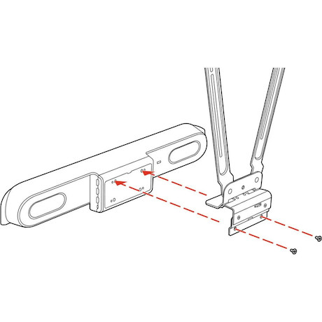 Poly Befestigungskit (VESA-Halterung) für Videokonferenzsystem