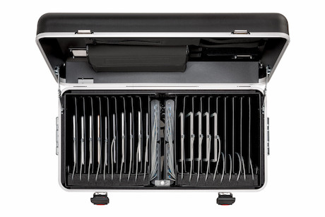 PARAPROJECT Case TC20 TwinCharge Tabletwagen, inkl. USB-C auf Lightning® Kabel, schwarz