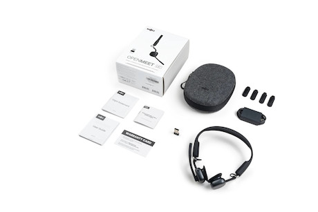 SHOKZ OpenMeet UC Open-Ear-Design Dual Bluetooth Headset | zertifieziert für UC Platformen | mit USB
