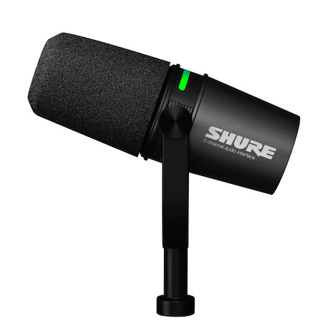 Shure MV7i Mikrofon mit integriertem Interface
