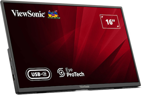 ViewSonic VA1650 16“ leichter tragbarer USB-C Monitor