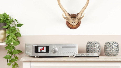 Block CVR-200 Blu-ray Internet Receiver mit 2x 100W Musikleistung für Streaming und Video-Wiedergabe
