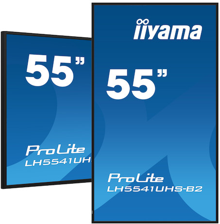iiyama PROLITE LH5541UHS-B2 55" Display mit 4K-UHD-Auflösung, IPS-Panel & 24/7 Dauerbetrieb - Demowa
