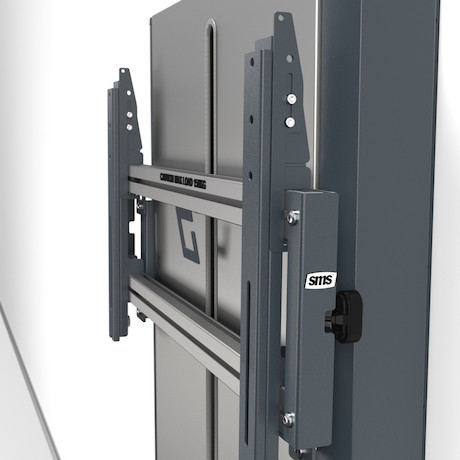 SMS K05-142-62 Presence motorisierter Wand-/Bodenständer - Alu/Dark Grey