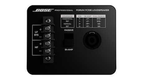 Bose Professional Forum FC108 Koaxialer Fullrange-Lautsprecher mit Punktschallquellencharakteristik