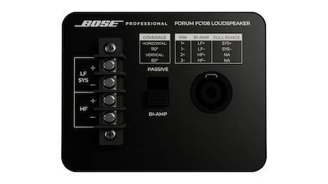 Bose Professional Forum FC108 Koaxialer Fullrange-Lautsprecher mit Punktschallquellencharakteristik