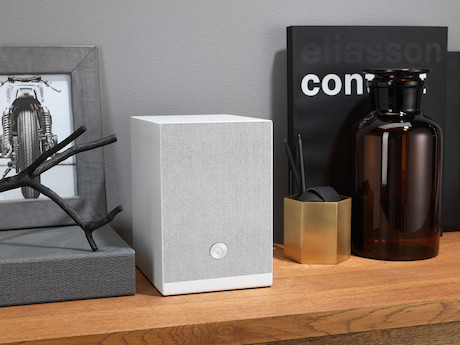 Audio Pro A28 Multiroom-Regallautsprecher in Seidenmatt Weiß