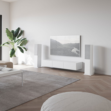 Audio Pro A48 Wireless Multiroom-Standlautsprecher in Weiß