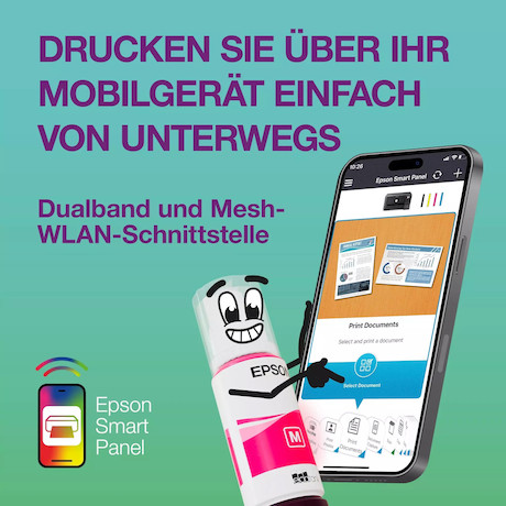 EcoTank ET-2950 A4 Multifunktionsdrucker mit Wi-Fi und AirPrint Tintentank