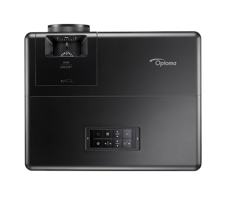 Optoma UHZ55 4K UHD Laser Beamer für Heimkino und Gaming mit HDR, 3000 Lumen und 240 Hz - Demoware B